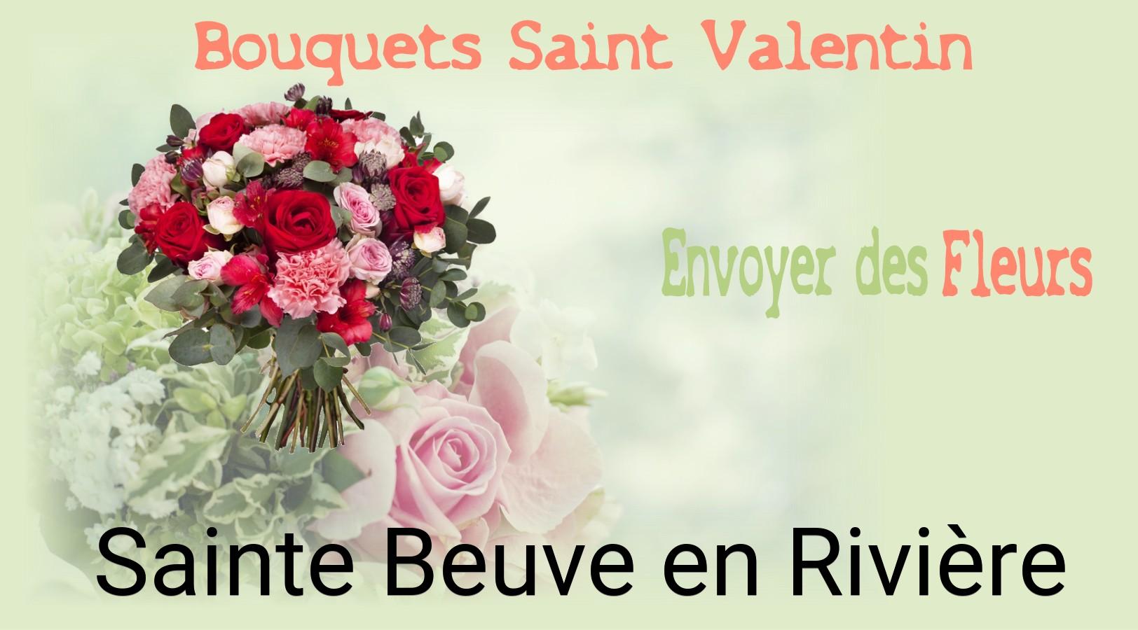 Roses de Saint-Valentin livrées à Sainte-Beuve-en-Rivière